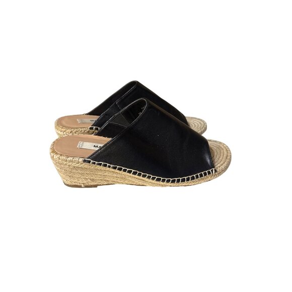 Matt & Nat Vegan Leather Espadrille Wedge Sandals Size 7 - Picture 3 of 7
